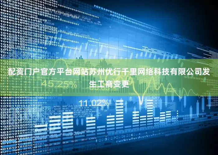 配资门户官方平台网站苏州优行千里网络科技有限公司发生工商变更
