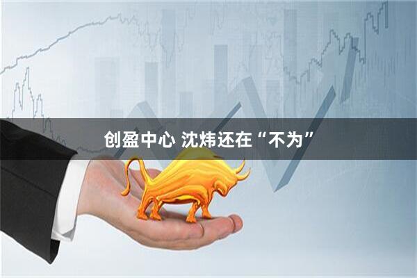 创盈中心 沈炜还在“不为”